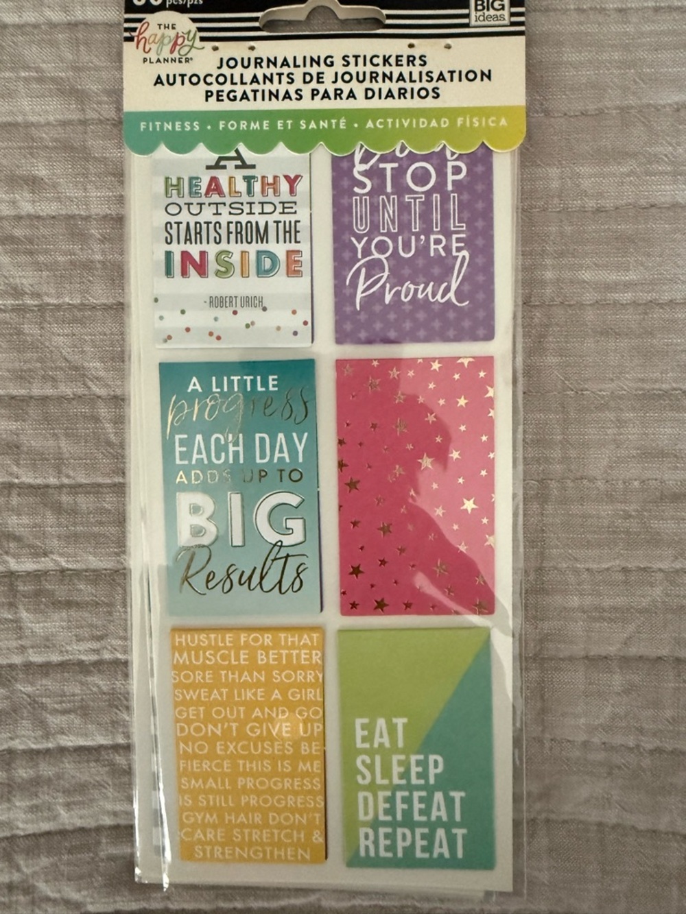 The Happy Planner Motivational Journaling Stickers - Multicolor